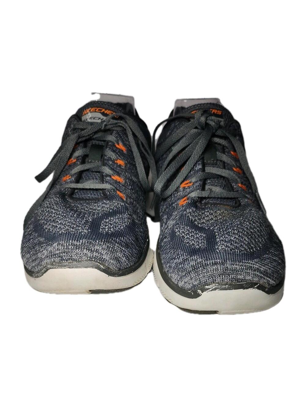 Men's SKECHERS FLEX ADVANTAGE 2.0 – TALAMO 52121 Training Sneaker Gray Size 12